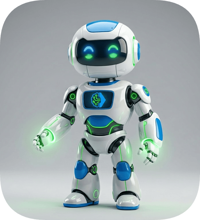 Abstract neuron-inspired network with glowing connections