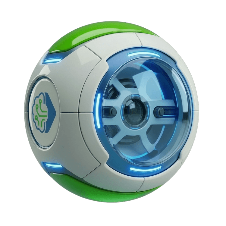 Orb illustration symbolizing automation
